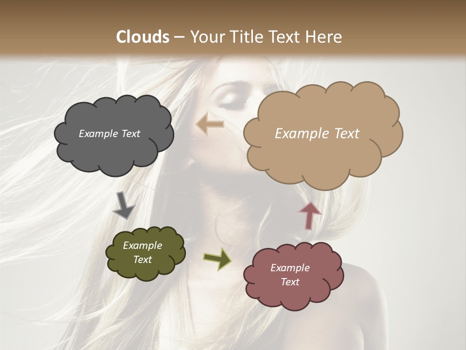 Fashion Shine White PowerPoint Template