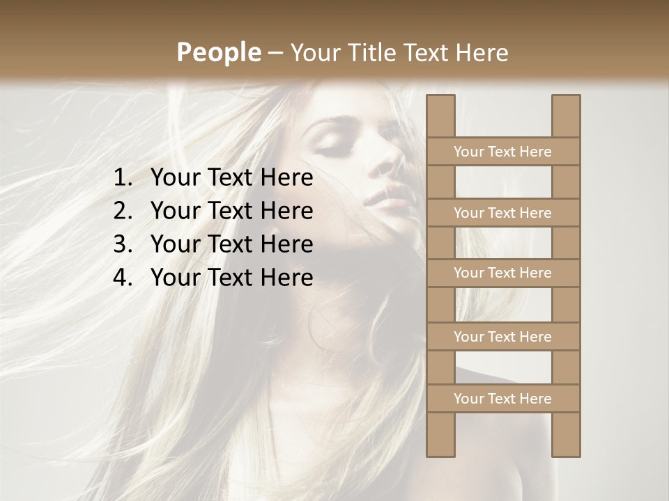 Fashion Shine White PowerPoint Template