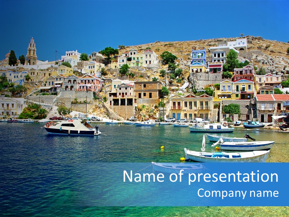 Greek Islands PowerPoint Template