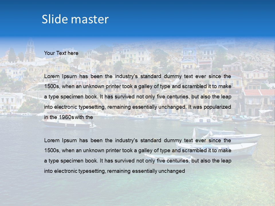 Greek Islands PowerPoint Template