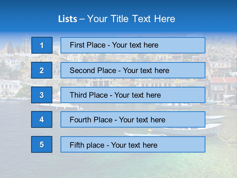 Greek Islands PowerPoint Template