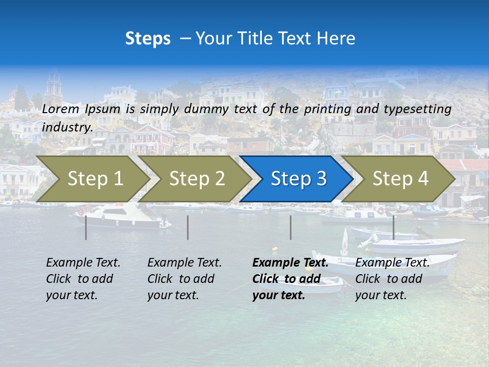 Greek Islands PowerPoint Template