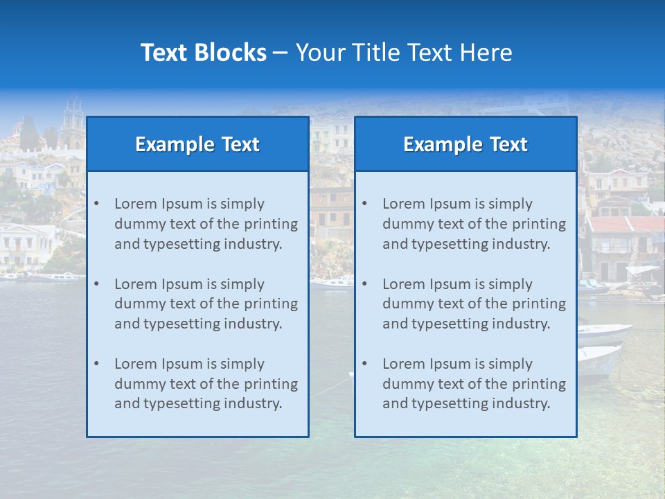 Greek Islands PowerPoint Template
