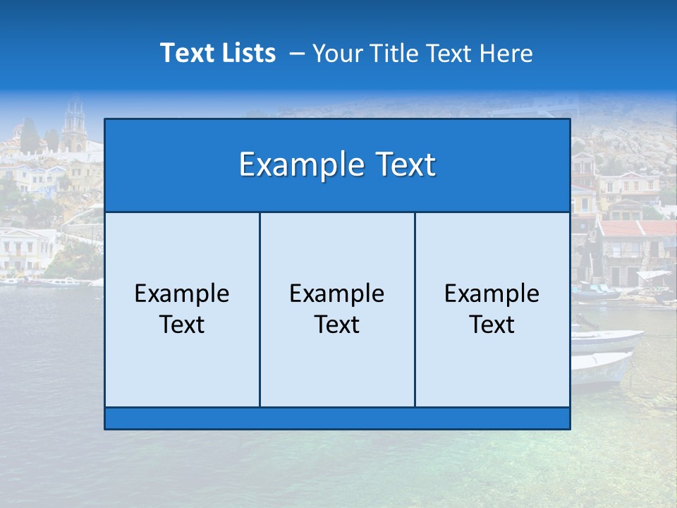 Greek Islands PowerPoint Template