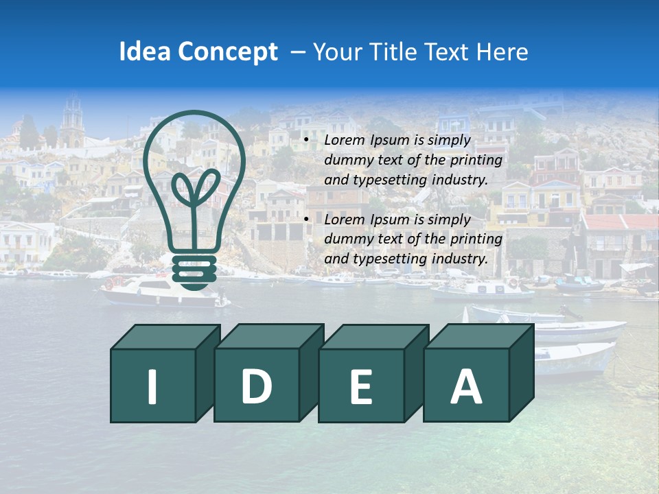 Greek Islands PowerPoint Template