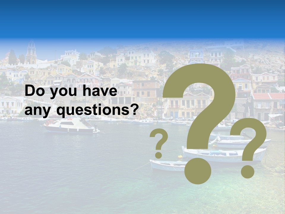 Greek Islands PowerPoint Template