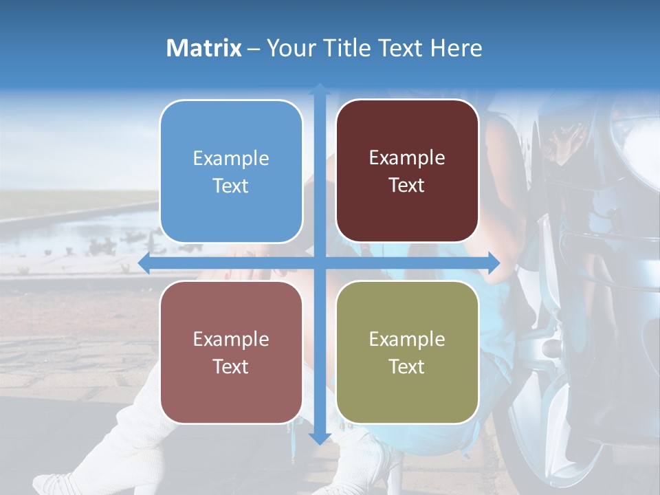 Summer Business Babe PowerPoint Template