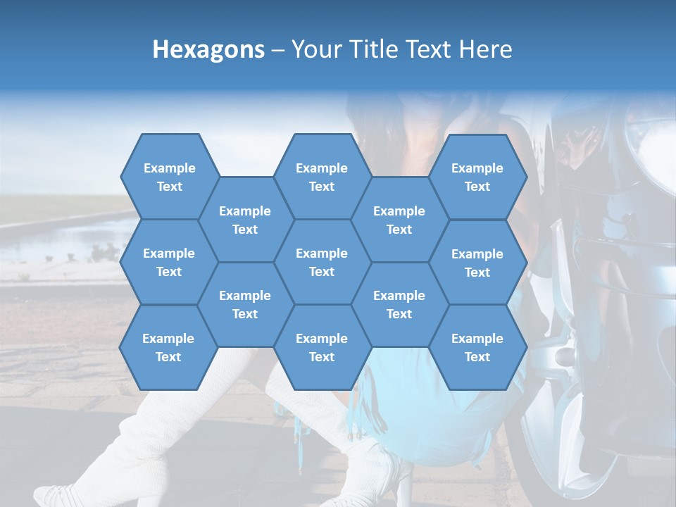 Summer Business Babe PowerPoint Template