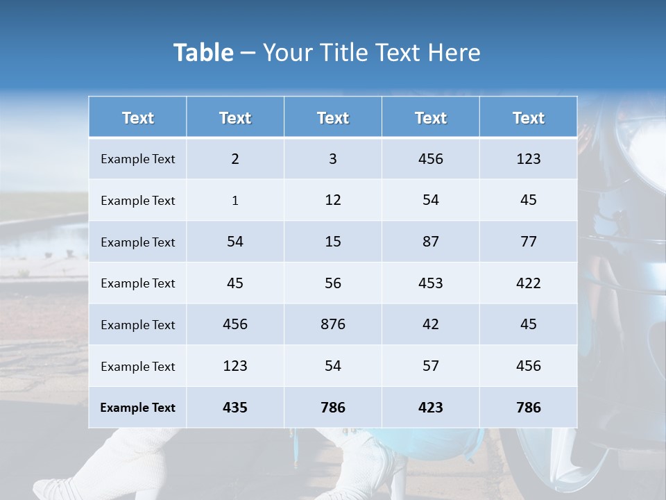 Summer Business Babe PowerPoint Template