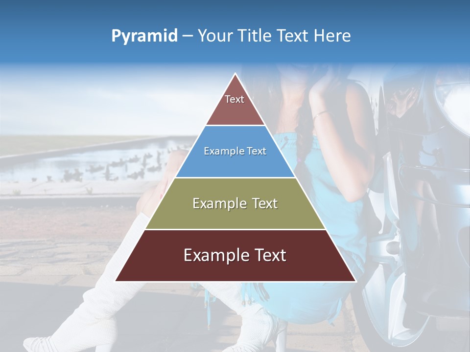 Summer Business Babe PowerPoint Template