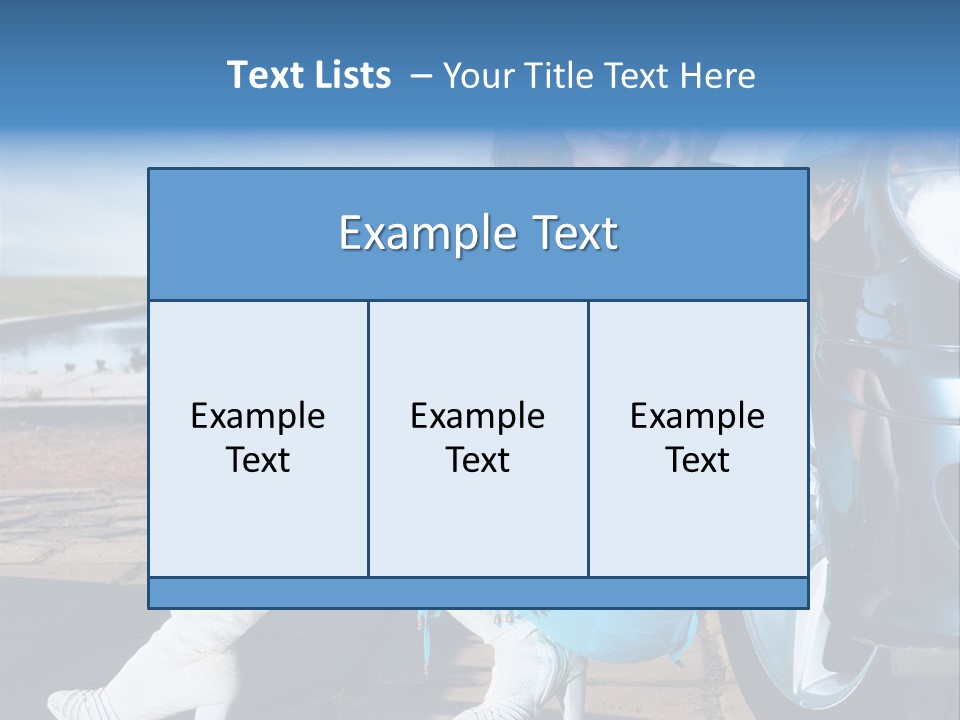 Summer Business Babe PowerPoint Template
