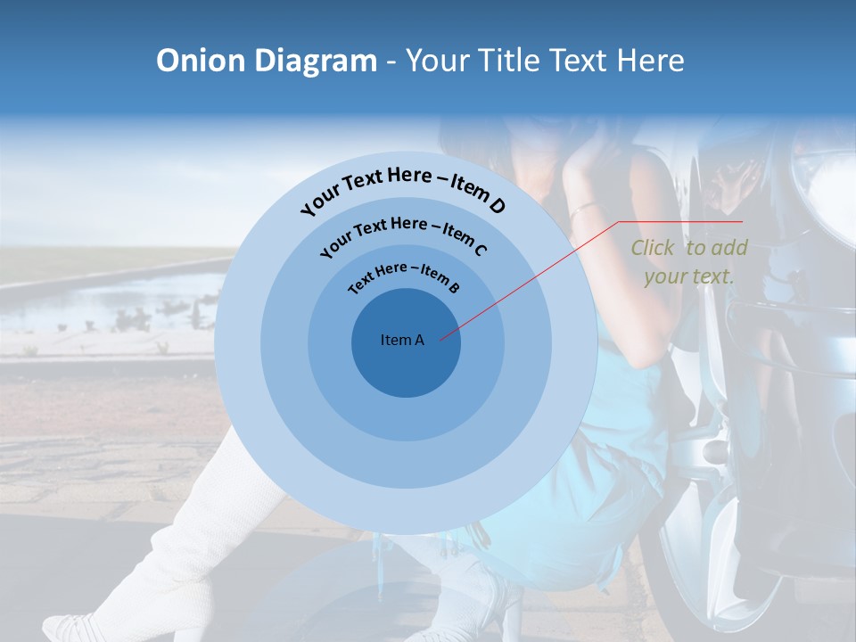 Summer Business Babe PowerPoint Template