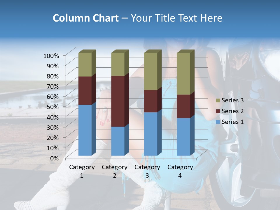 Summer Business Babe PowerPoint Template
