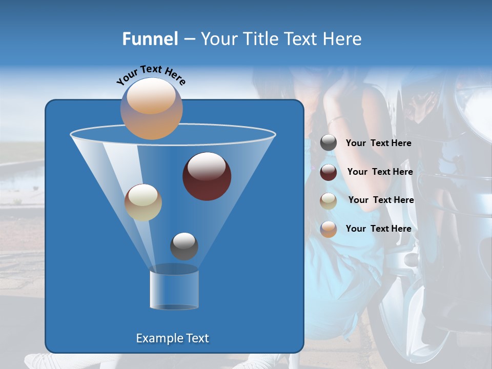 Summer Business Babe PowerPoint Template