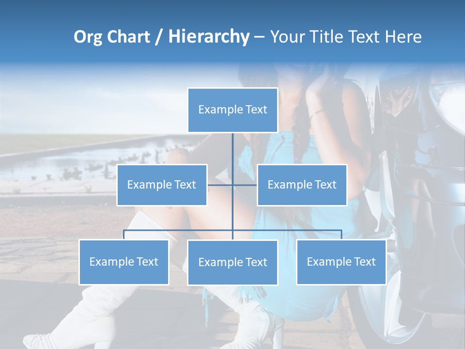 Summer Business Babe PowerPoint Template