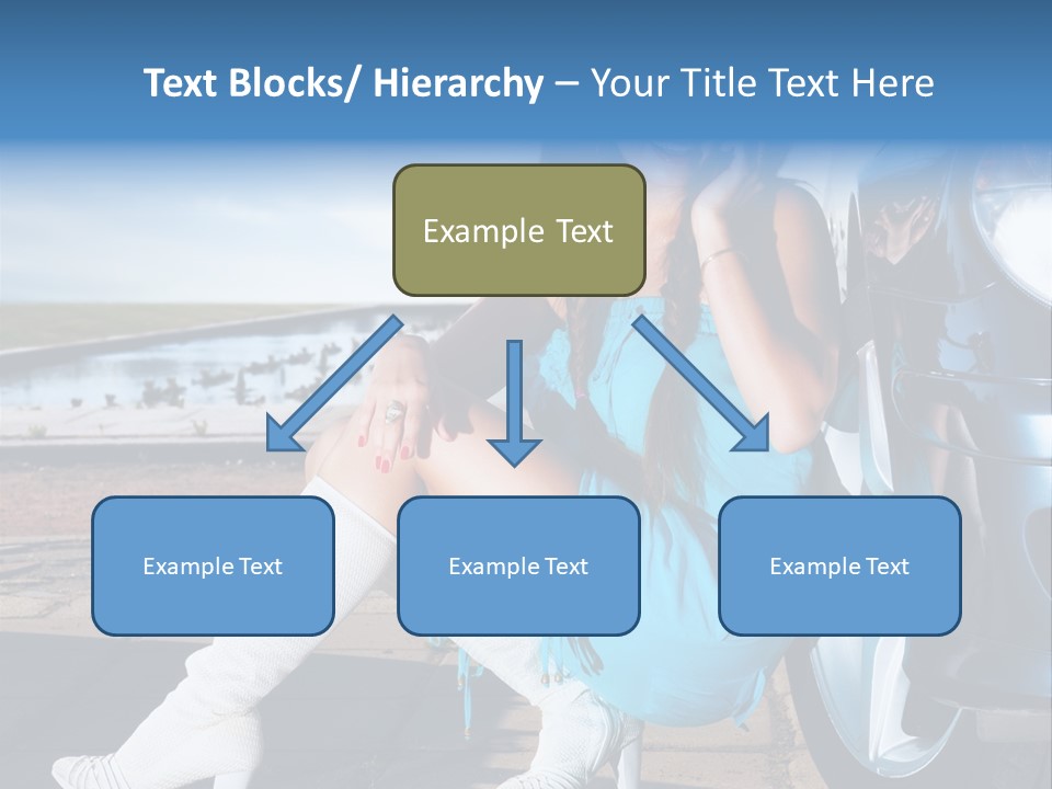 Summer Business Babe PowerPoint Template