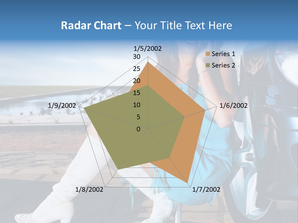 Summer Business Babe PowerPoint Template
