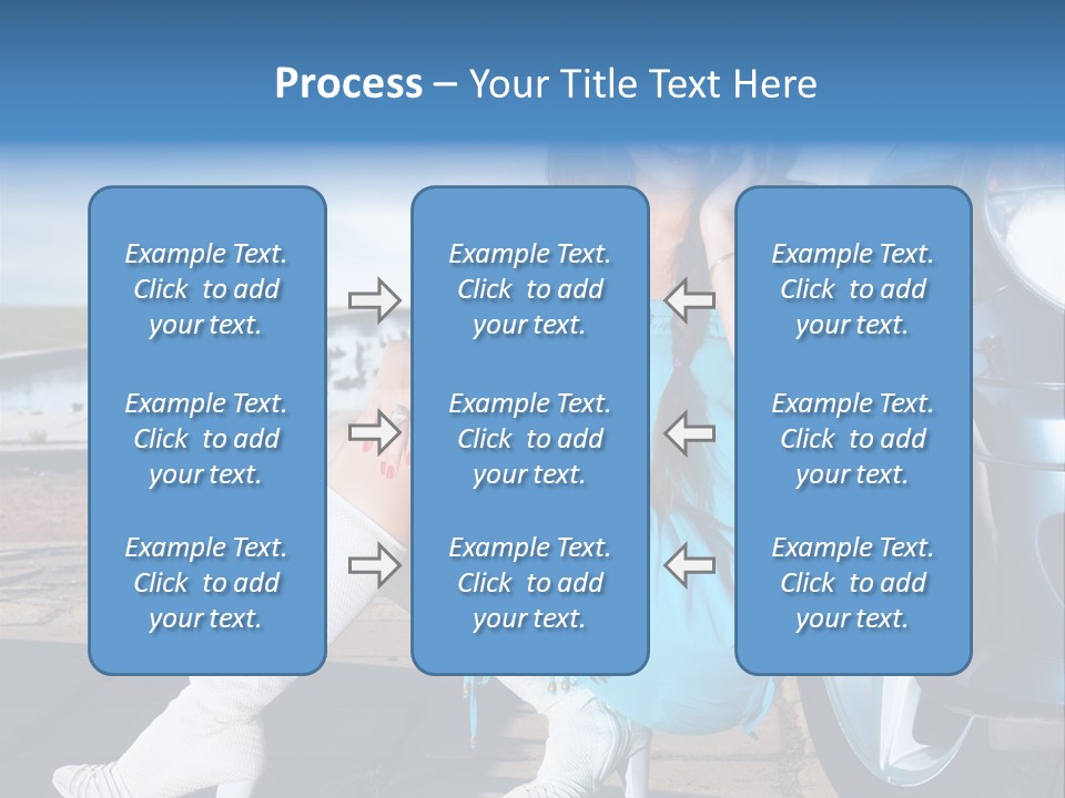 Summer Business Babe PowerPoint Template