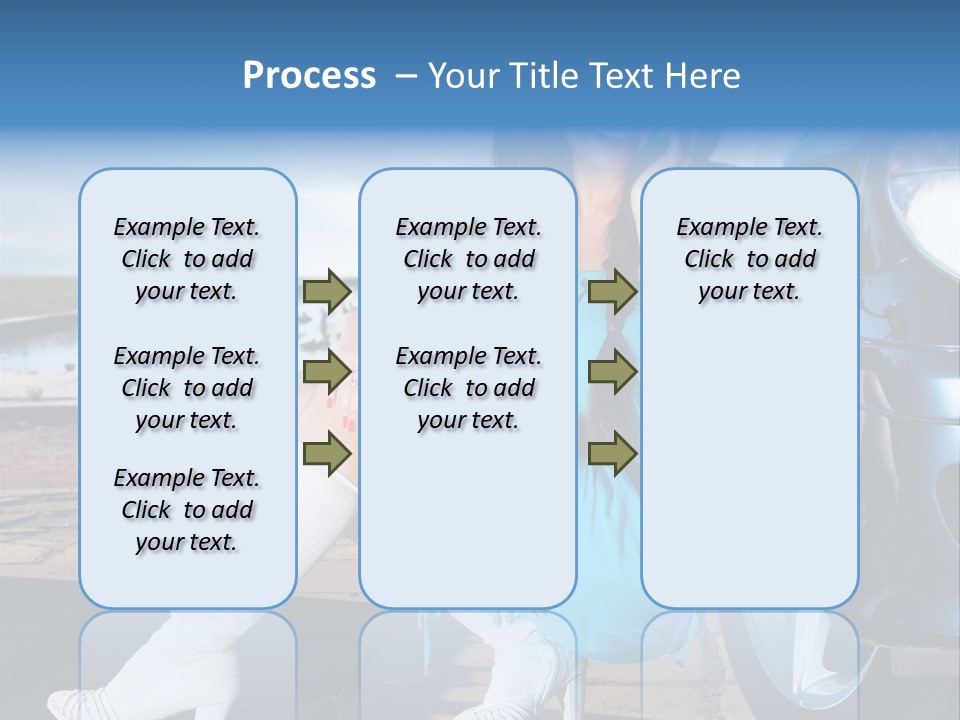 Summer Business Babe PowerPoint Template