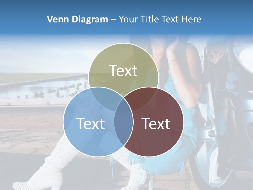 Summer Business Babe PowerPoint Template