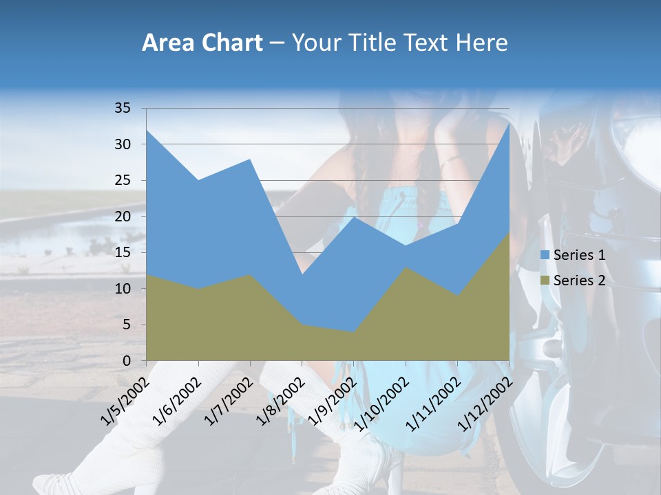 Summer Business Babe PowerPoint Template