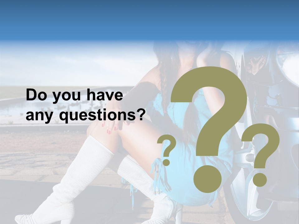 Summer Business Babe PowerPoint Template