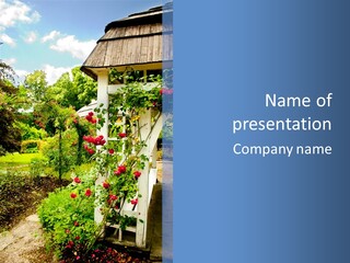 Plant Luxury Flora PowerPoint Template