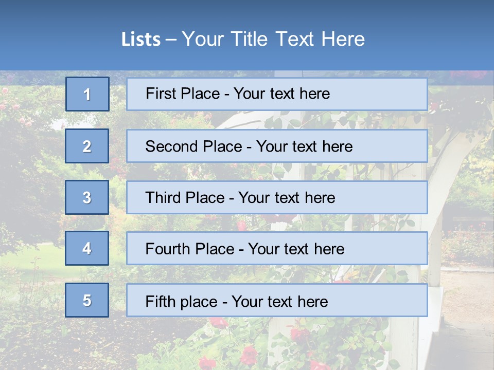 Plant Luxury Flora PowerPoint Template