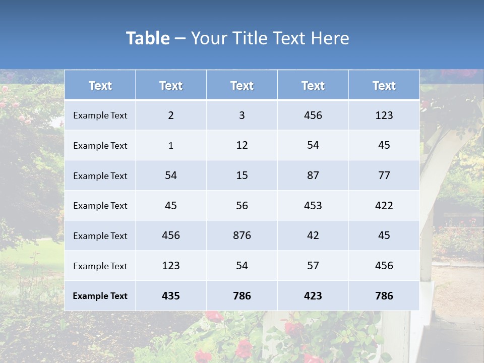 Plant Luxury Flora PowerPoint Template