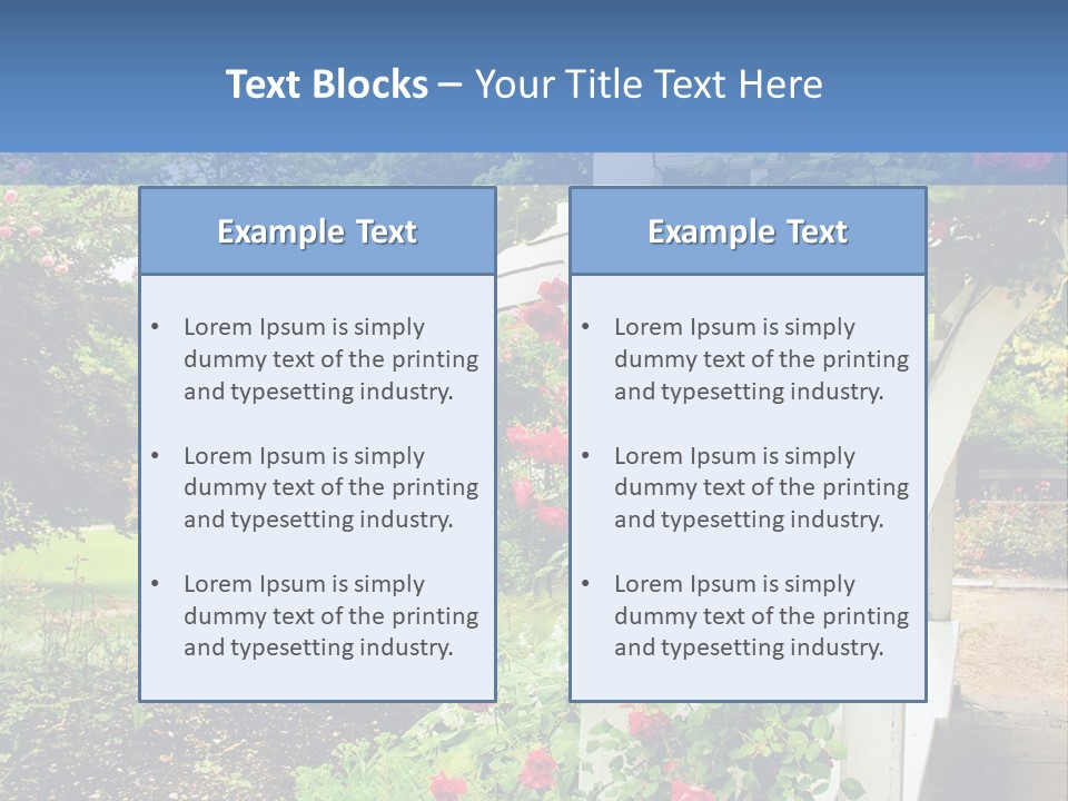 Plant Luxury Flora PowerPoint Template