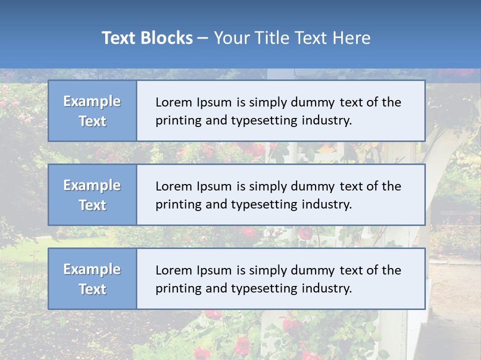 Plant Luxury Flora PowerPoint Template