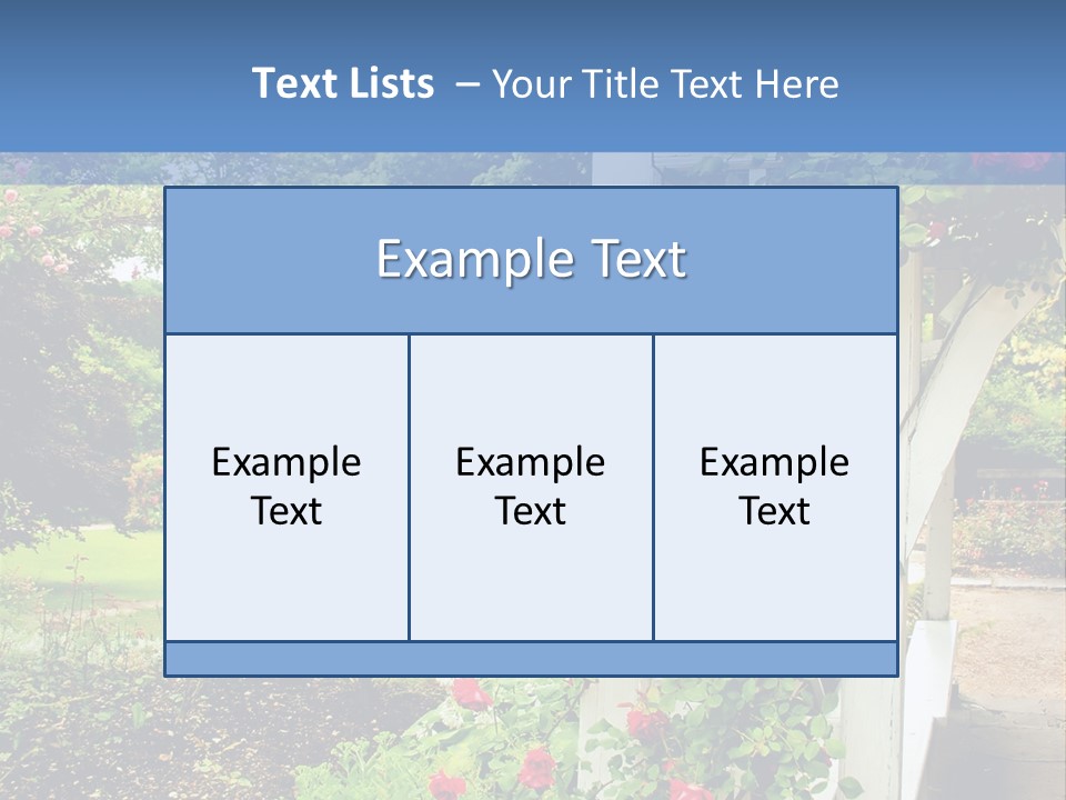 Plant Luxury Flora PowerPoint Template