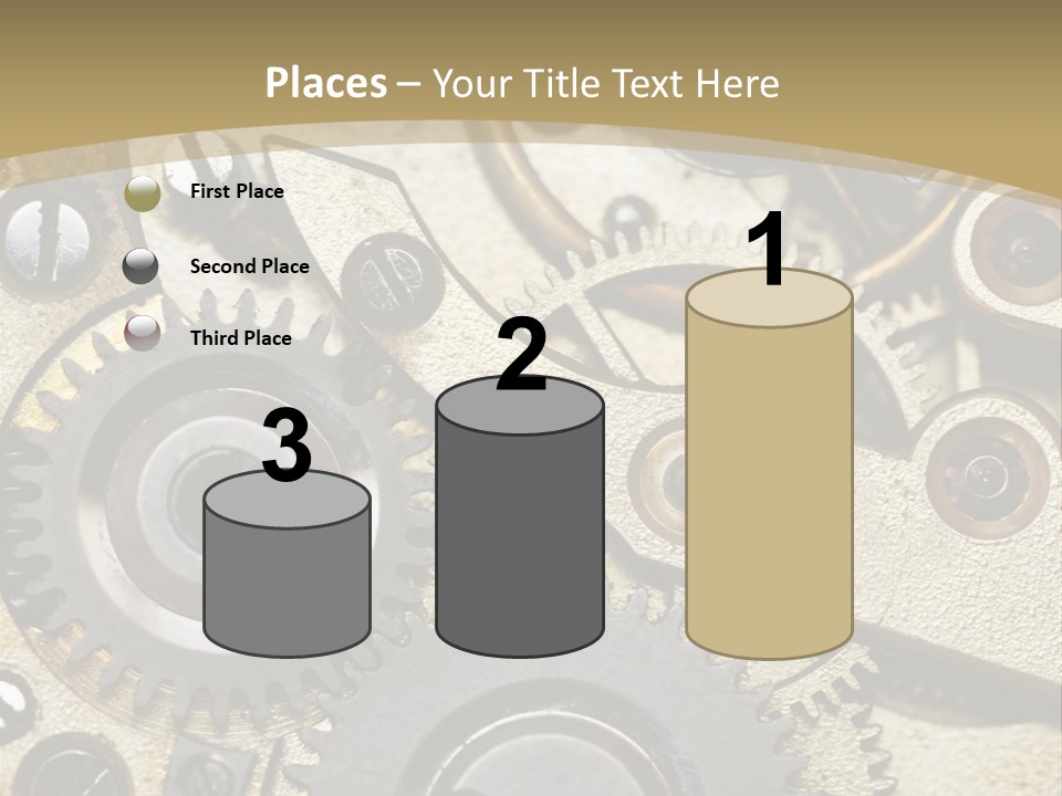 Clockwork Mechanism PowerPoint Template