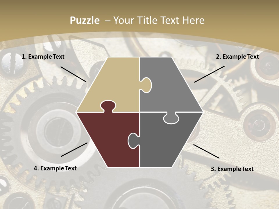 Clockwork Mechanism PowerPoint Template