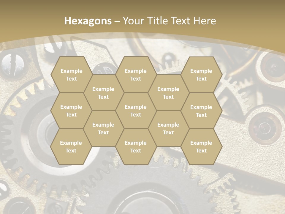 Clockwork Mechanism PowerPoint Template