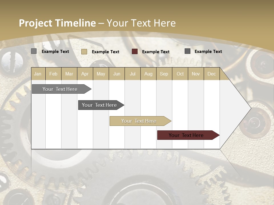 Clockwork Mechanism PowerPoint Template