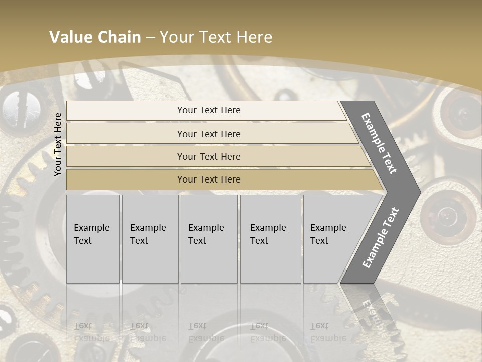 Clockwork Mechanism PowerPoint Template