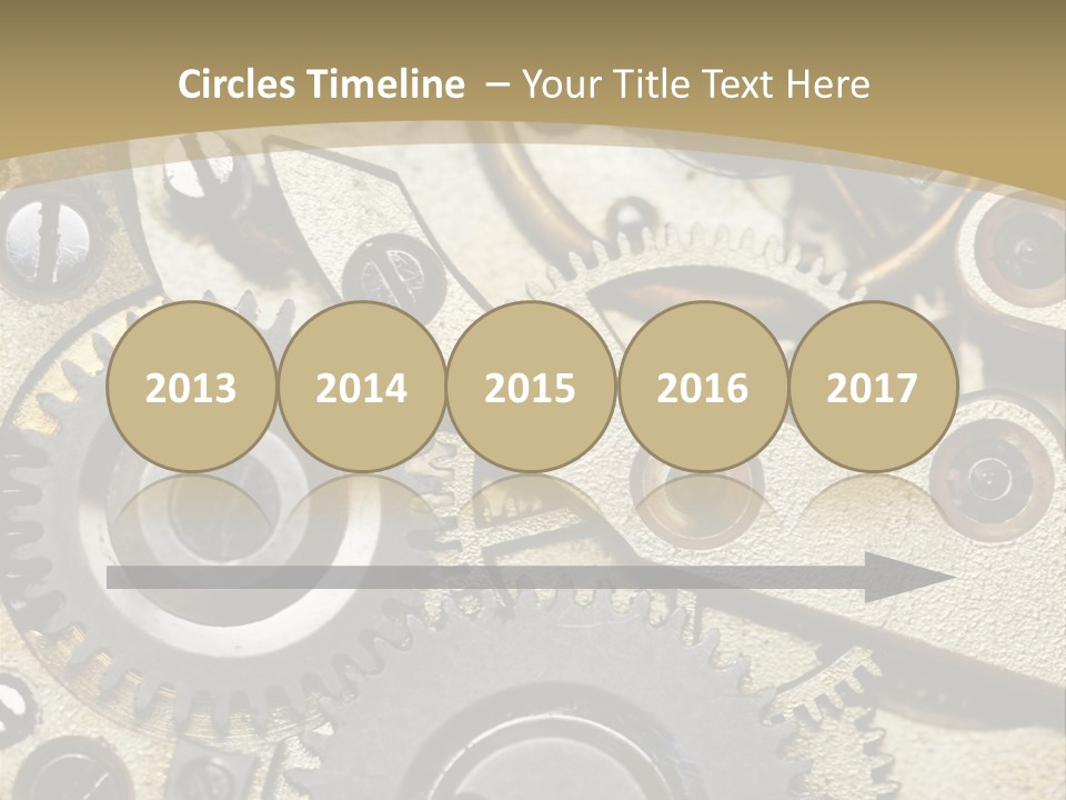 Clockwork Mechanism PowerPoint Template