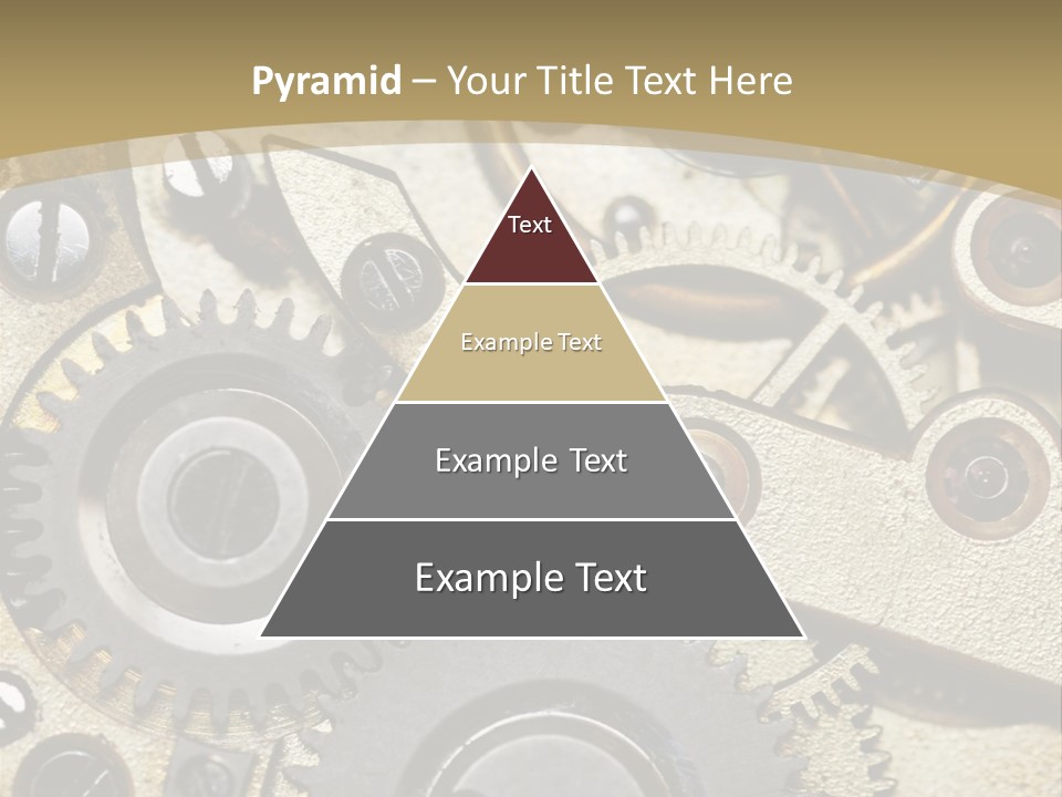 Clockwork Mechanism PowerPoint Template