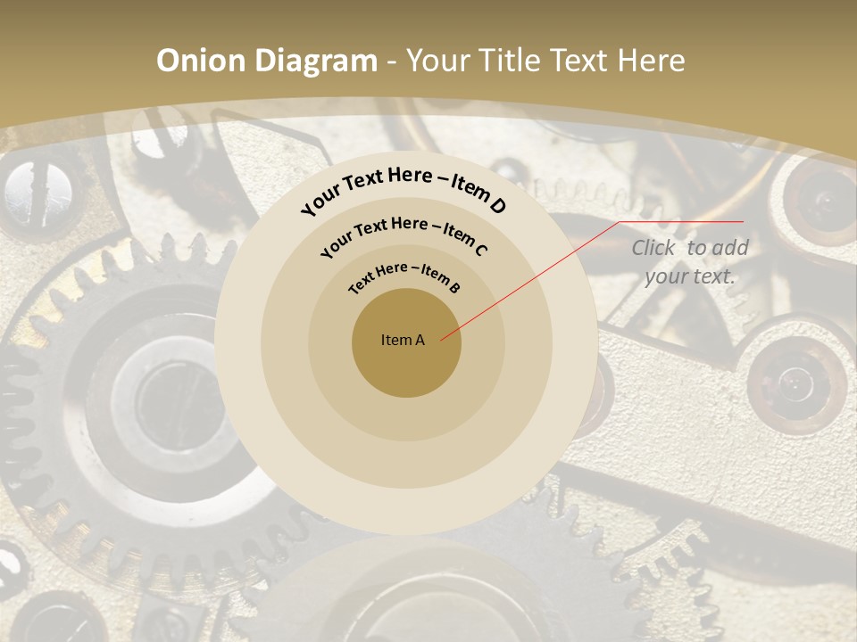 Clockwork Mechanism PowerPoint Template