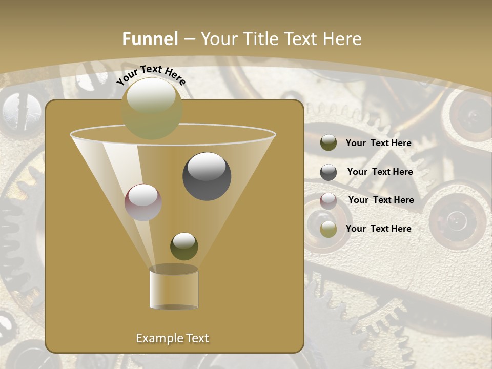 Clockwork Mechanism PowerPoint Template