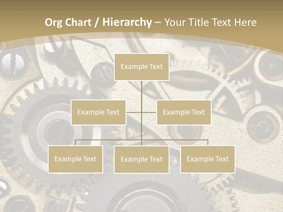 Clockwork Mechanism PowerPoint Template