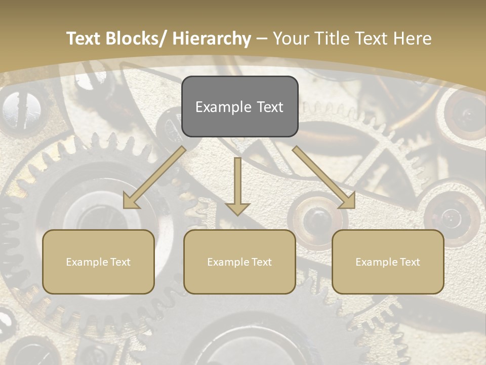 Clockwork Mechanism PowerPoint Template