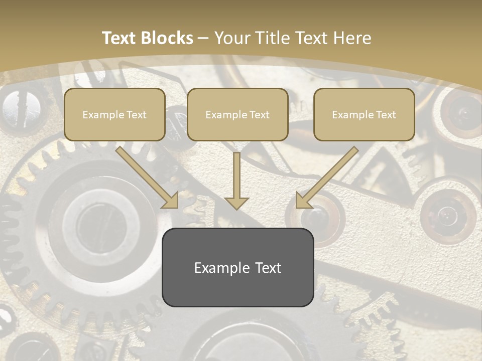 Clockwork Mechanism PowerPoint Template