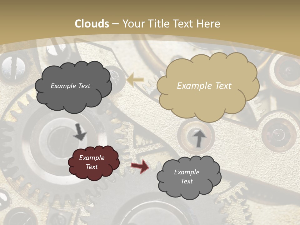 Clockwork Mechanism PowerPoint Template