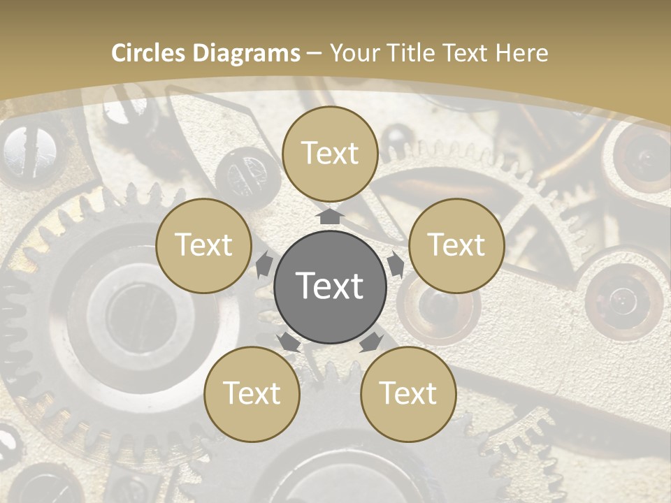 Clockwork Mechanism PowerPoint Template
