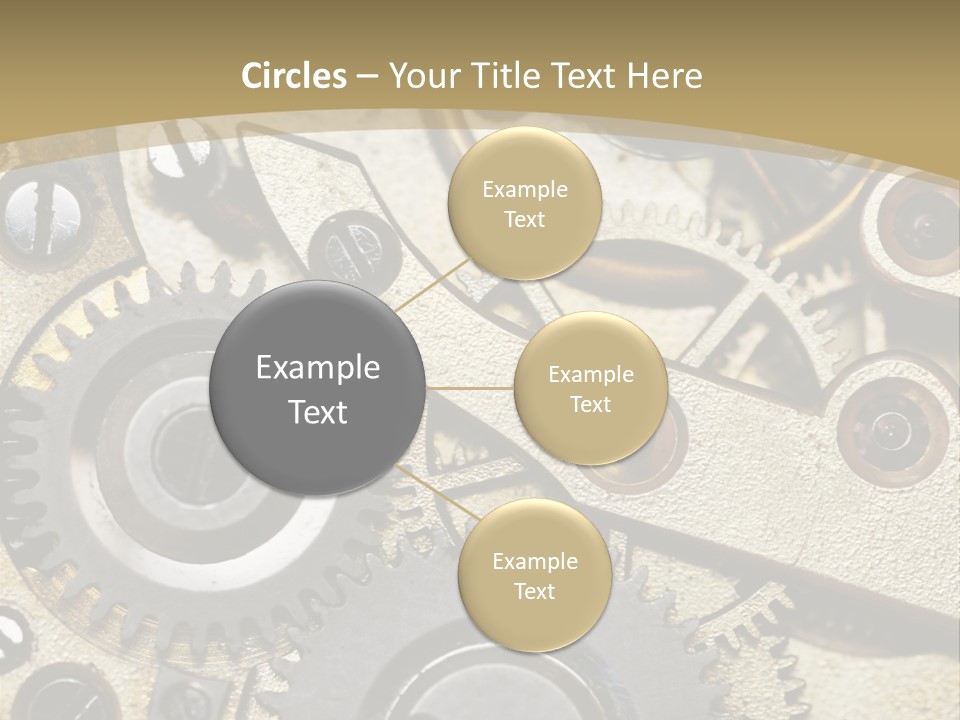 Clockwork Mechanism PowerPoint Template