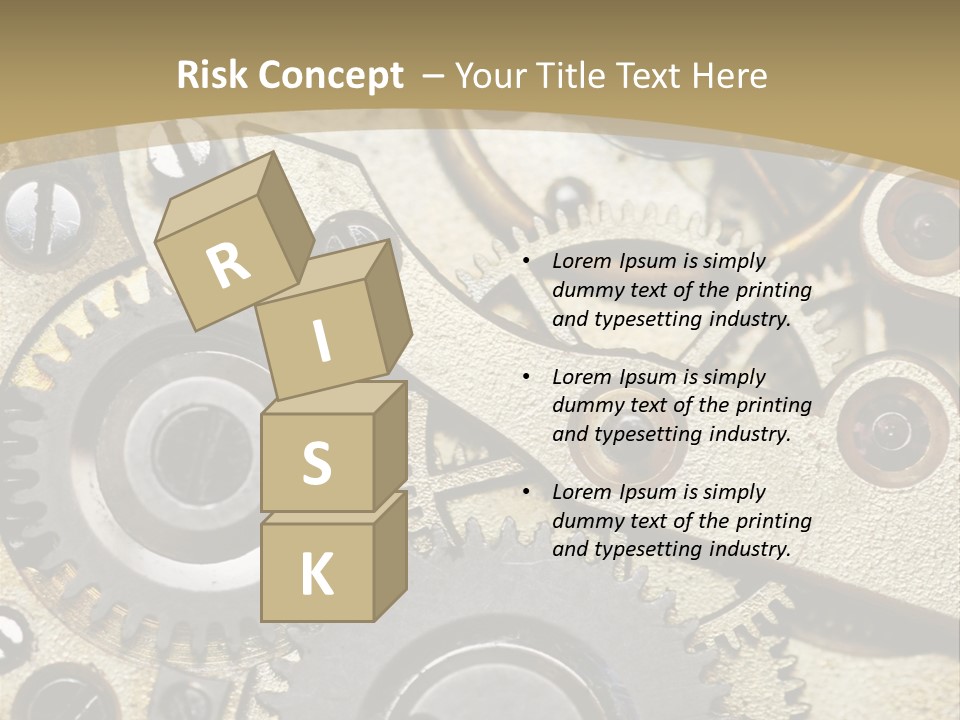 Clockwork Mechanism PowerPoint Template