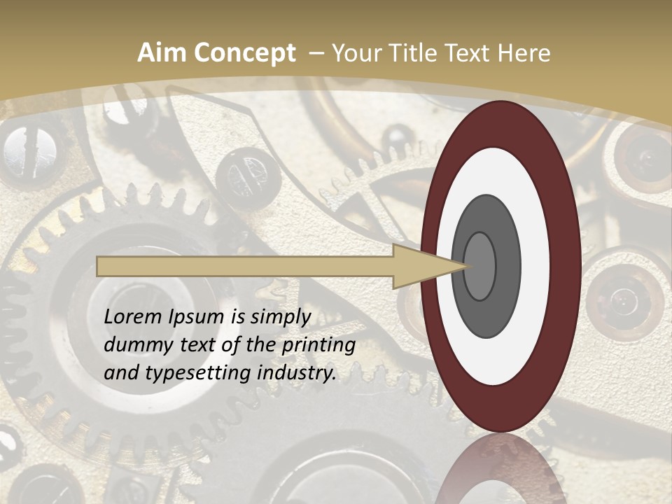 Clockwork Mechanism PowerPoint Template