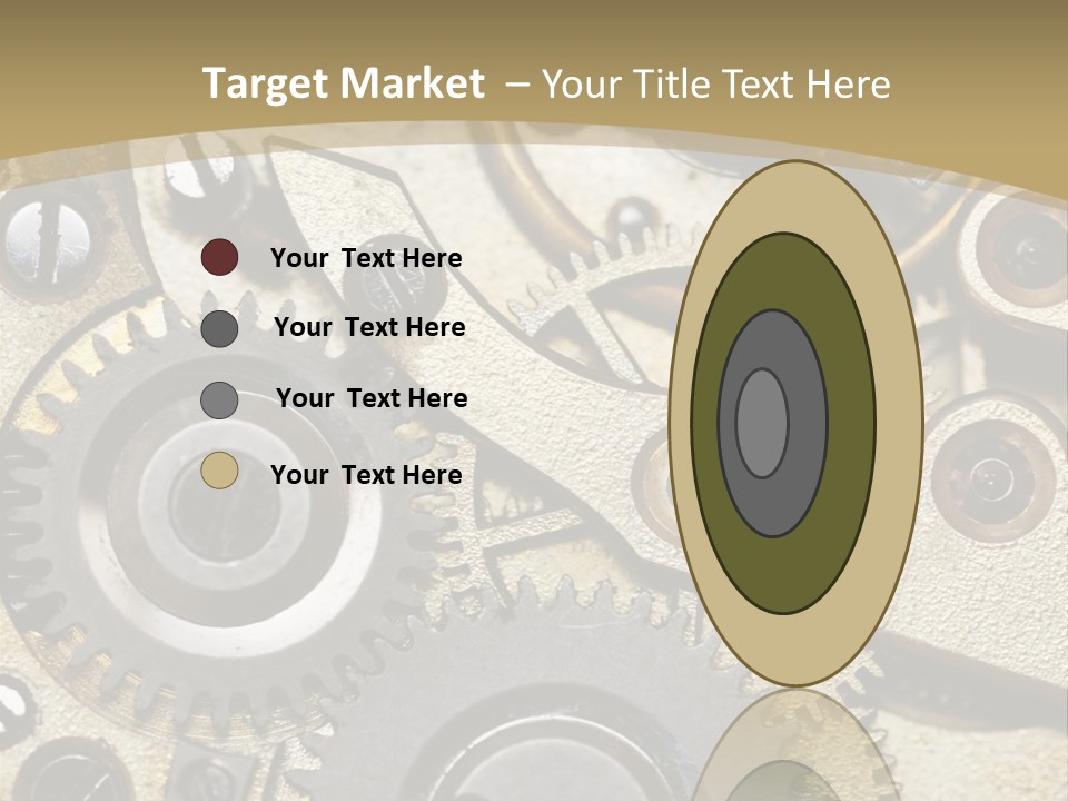 Clockwork Mechanism PowerPoint Template